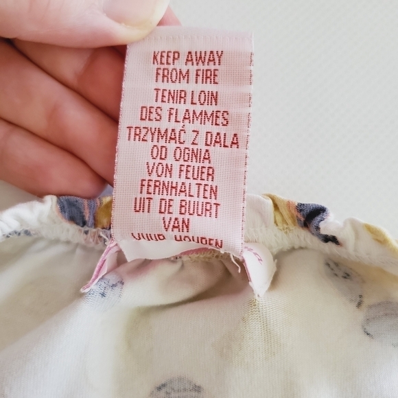 K1189 * Tommy Bahama Girls Lemon Tank White Yellow Size 24M - Picture 5 of 7